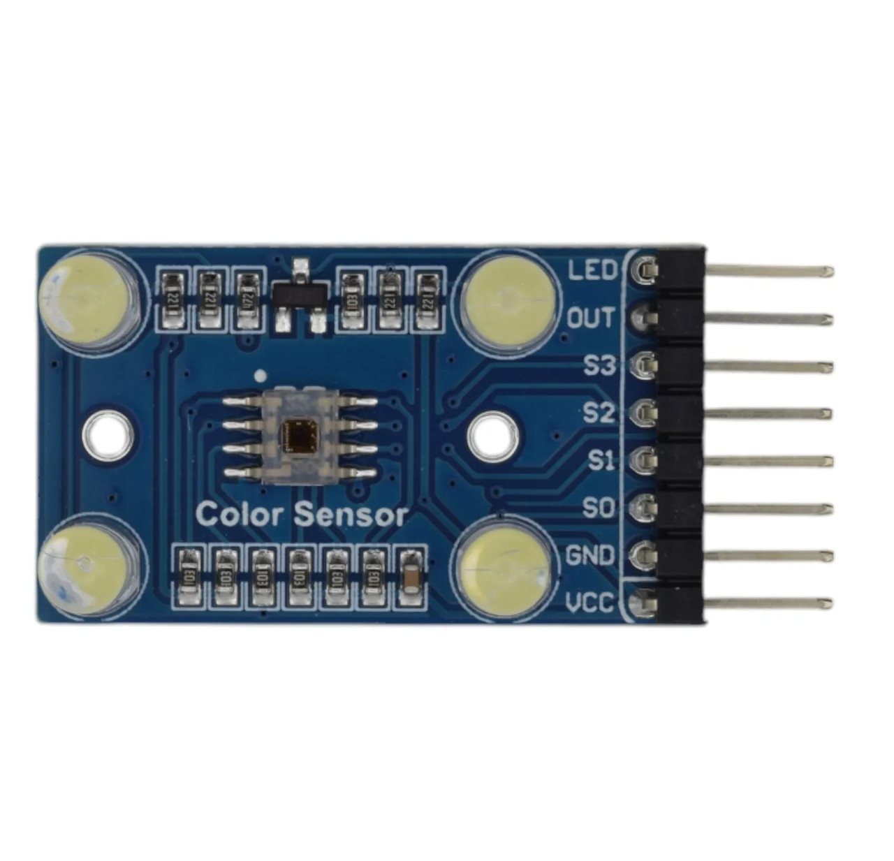 Датчик TCS3200 для вимірювання кольору, перетворювач частоти світла Waveshare 9520, фото 1
