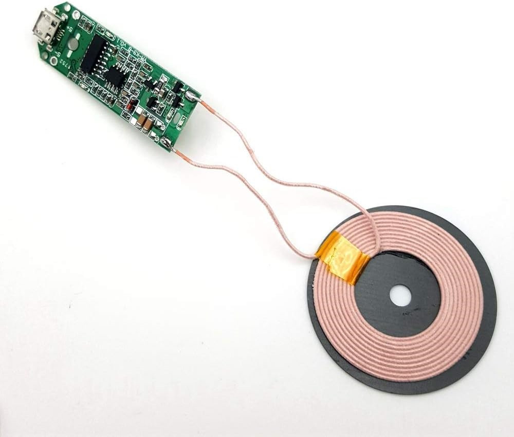 Модуль бездротової зарядки Qi 5W для мобільних пристроїв, планшетів та розумних годинників