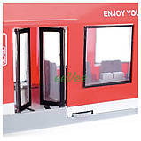 Іграшка поїзд швидкісний пасажирський зі світлозвуковими ефектами 44 см Червоний (59333), фото 3