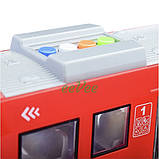 Іграшка поїзд швидкісний пасажирський зі світлозвуковими ефектами 44 см Червоний (59333), фото 4