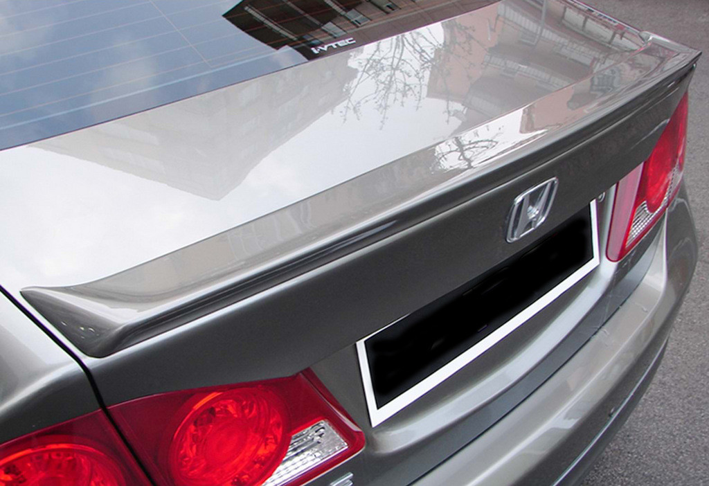 Спойлер DPT (чорний глянець) для Honda Civic Sedan VIII 2006-2011рр від VLF комп., фото 1