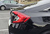 Спойлер DPT (чорний глянець) для Honda Civic Sedan X 2016-2021 рр від VLF комп., фото 2
