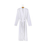 Халат-кімоно з льону Lotus Home - Madrida білий L/XL, фото 5