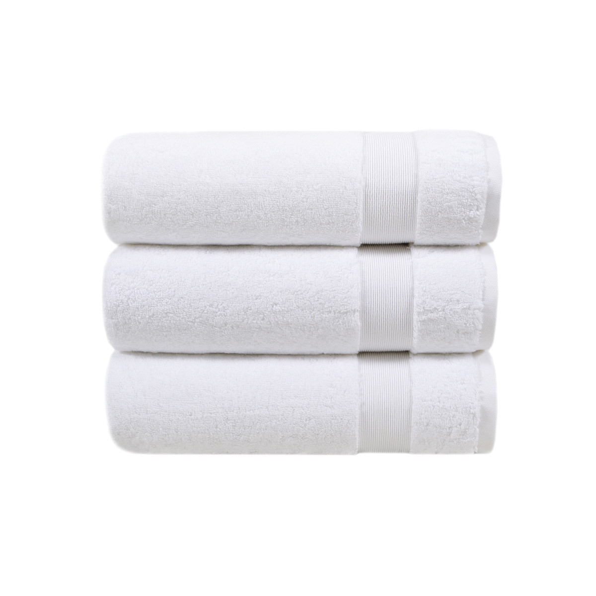 Рушник махровий Lotus Home - Pearl білий 90*150, фото 1