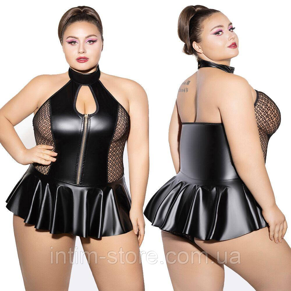 Боді JSY P61158 Black Plus Size, фото 1