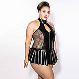 Боді JSY P61158 Black Plus Size, фото 5
