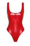Боді Noir Handmade F352 Red powerwetlook body - 3XL, фото 6