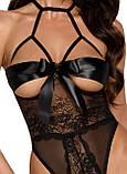 Боді Kissable Sexy Kiss Body Black L/XL, фото 3