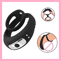 Віброкільце для продовження статевого акту, Подвійне ерекційне кільце для члена з вібрацією, Інтимні іграшки