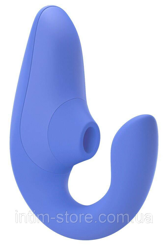 Вакуумний кліторальний стимулятор Womanizer Blend Vibrant Blue, фото 1