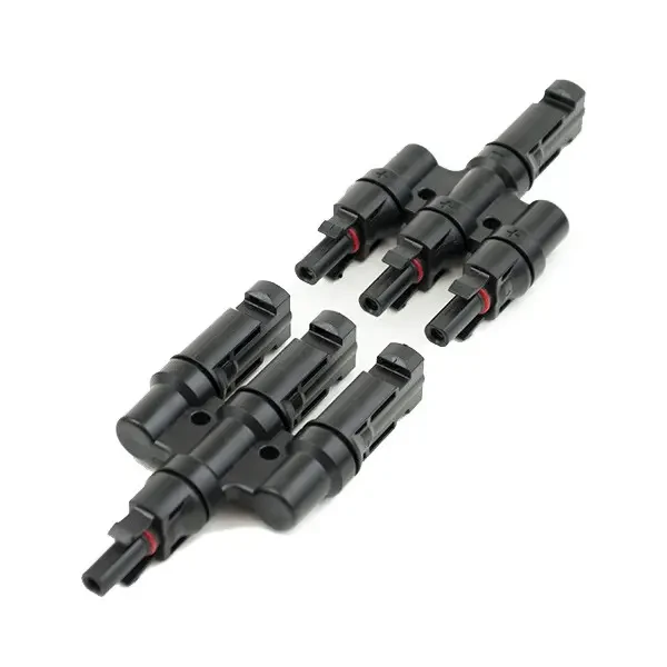 Конектор потрійний Three-way MC4 (пара)  для монтажу сонячних систем