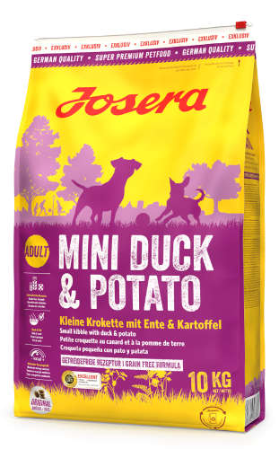 Josera Mini Duck & Potato (Йозера Міні Качка Картопля) сухий корм для дорослих собак дрібних порід