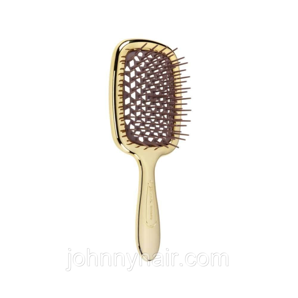 Щітка Janeke Superbrush золотисто-чорна