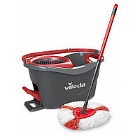 Набір для прибирання Vileda TURBO 2in1 Microfibre Швабра + відро з віджиманням (163422)