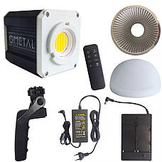 Портативне постійне LED-світло з акумулятором Gmetal 60 Вт 2800 К-6800К CRI 90+, фото 3