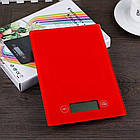 Кухонні ваги до 7 кг, DOMОTEC MS-912, Червоні / Сенсорні ваги електронні / Ваги для кухні, фото 7