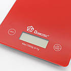 Кухонні ваги до 7 кг, DOMОTEC MS-912, Червоні / Сенсорні ваги електронні / Ваги для кухні, фото 8