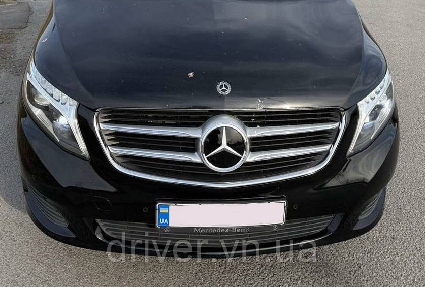 Передняя эмблема под стеклом, хром окантовка a2048806406 для Mercedes Vito/V-class W447 2014- гг