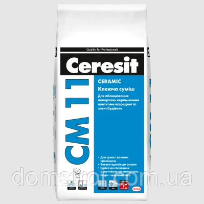 Клей для плитки CERESIT CM-11 «CERAMIC» (5 кг)