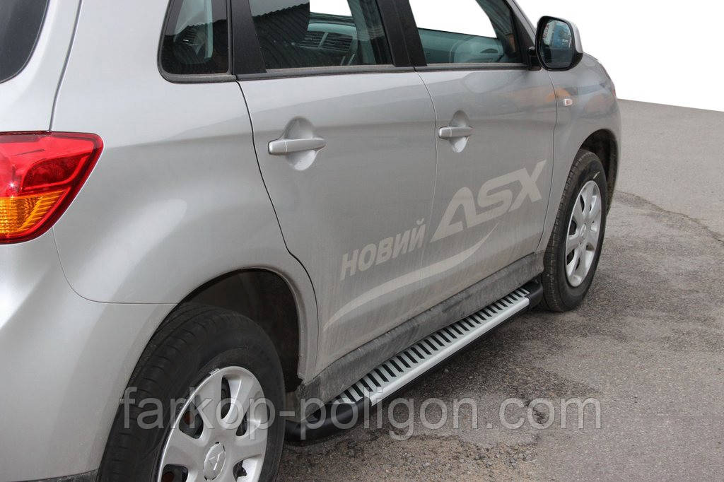Бокові пороги Line (2 шт., алюміній) для Peugeot 4008