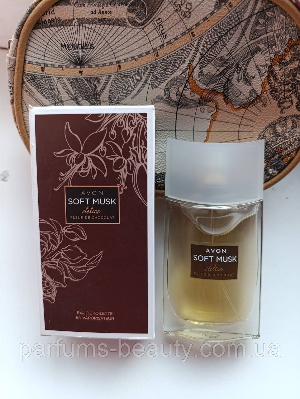 Туалетна вода Avon Soft Musk Delice для неї, 50 мл, фото 1