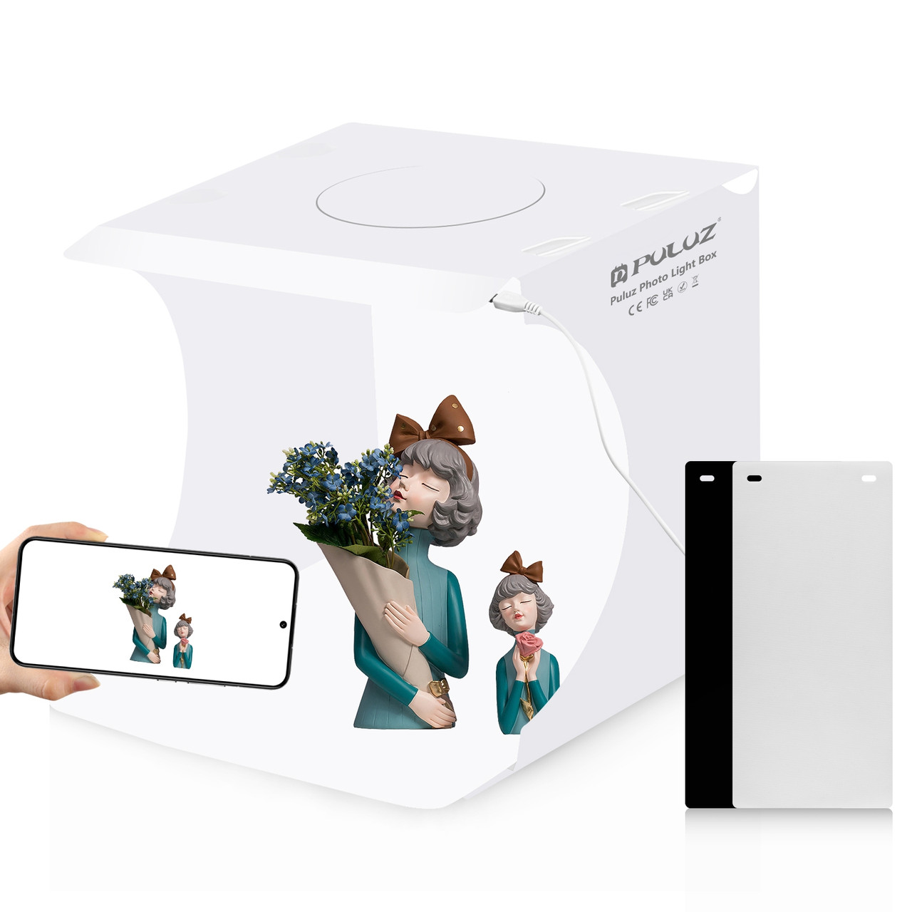 Световой лайткуб 24х23х23 см (фотобокс) Puluz PU5028, фото 1