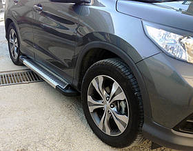 Бокові пороги Line (2 шт., алюміній) для Honda CRV 2017-2022 рр