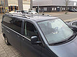 Рейлінги CROWN (сірий мат) Коротка база для Volkswagen T5 Transporter 2003-2010 рр, фото 10