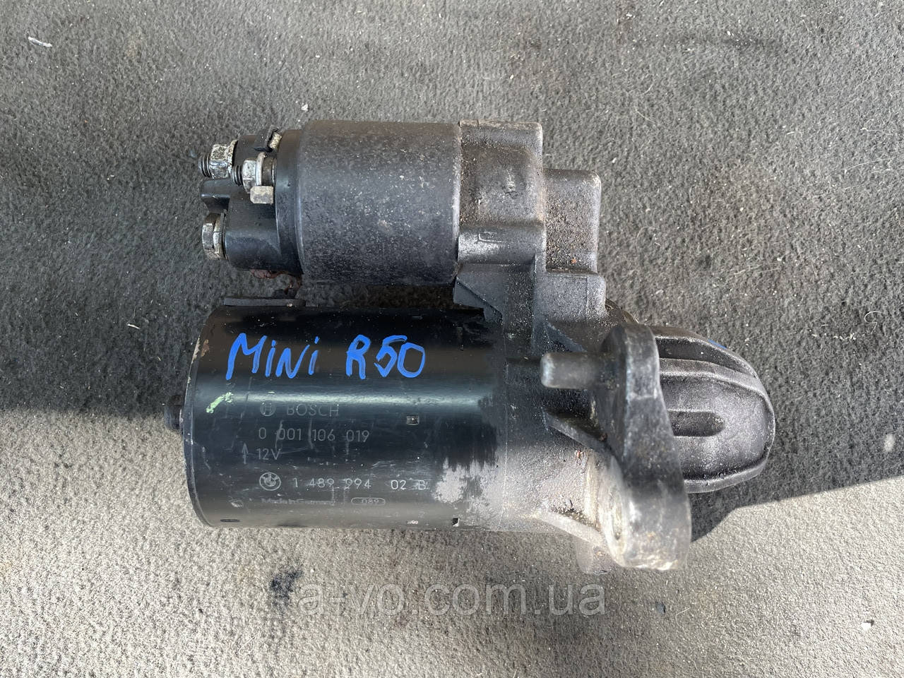 Стартер для Mini Cooper(R50-53), (2000-2007), 1.4, 1.6, 0001106019, 148999402B, 9 зубов, фото 1