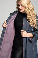 Трендовий жіночий легкий демісезонний подовжений плащ ''Сігма''