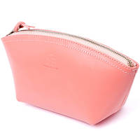 Популярний! Косметичка Grande Pelle Зі шкіри Пудрова (11299) - Краща якість тільки на Nukleon.com.ua