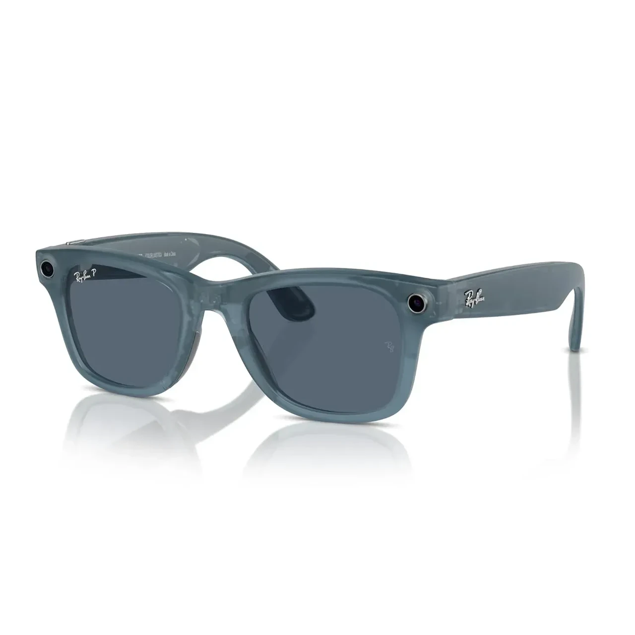Смарт-окулярі Ray-Ban Meta Wayfarer Matte Jeans Frame Dusty Blue Lenses (RW4006 67552V 50-22)
