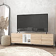 Комплект у вітальню Норді з 2-х позицій: Шафа-буфет/Тумба ТВ Дуб Сонома/Білий, фото 3