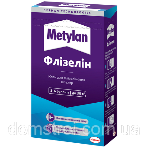 Клей шпалерний для флізеліну Metylan Флізелін (250 г), фото 1