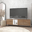 Комплект у вітальню Норді з 2-х позицій: Шафа-буфет/Тумба ТВ Дуб Родос/Білий, фото 3
