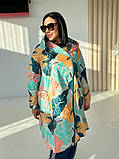 Трендовий жіночий легкий демісезонний подовжений плащ ''Лотос'', фото 3