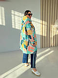 Трендовий жіночий легкий демісезонний подовжений плащ ''Лотос'', фото 4