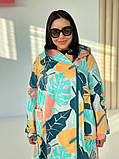 Трендовий жіночий легкий демісезонний подовжений плащ ''Лотос'', фото 6