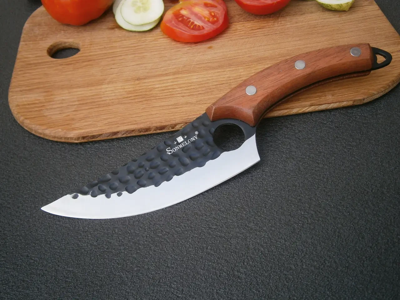 Ніж кухарський Sonmelony Шеф RT-34 Fultang 27см