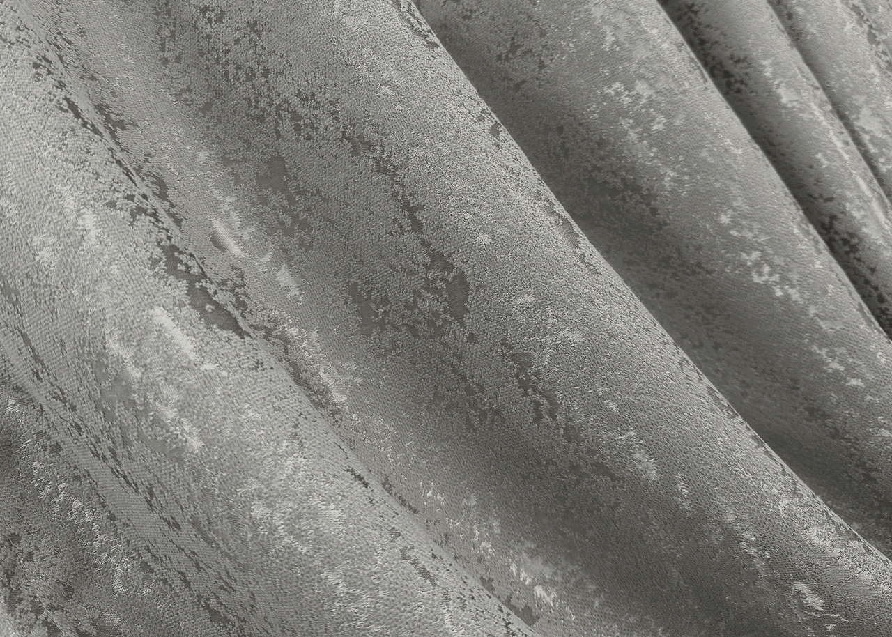 Шторна тканина льон мармур, колекція "Pavliani". Колір сірий. Код 1665ш, фото 1