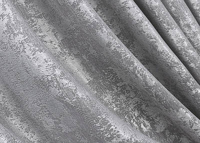 Шторна тканина жакард, колекція "Sultan YL", Туреччина, висота 2,7м. Колір сірий. Код 1668ш