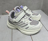 Модні дитячі кросівки для дівчинки Paliament  сітка 32-37 рожеві, фото 3