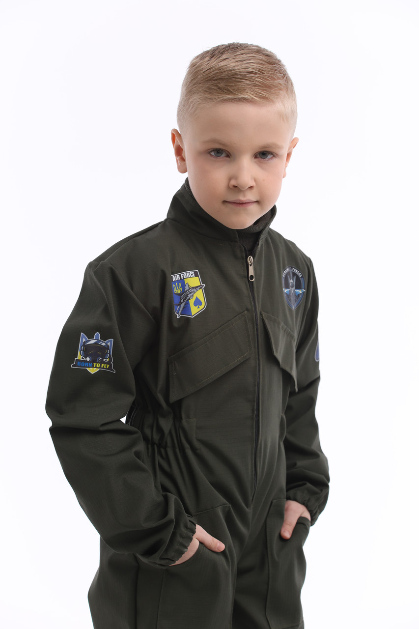 Дитячий комбінезон "Льотчик" для хлопчика на зріст 128–134 см для ігор, фотосесій, карнавалів та свят, фото 1