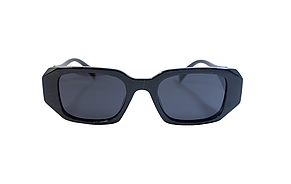 Жіночі сонцезахисні окуляри polarized, чорні P313-1, фото 4