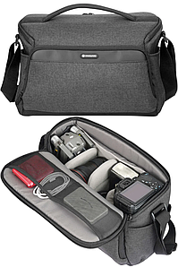 Наплічна сумка Vanguard Vesta Aspire 33 Gray, 10 л |  Для фото-відеотехніки DSLR, CSC, Nikon, Canon, Sony, для невеликого дрона