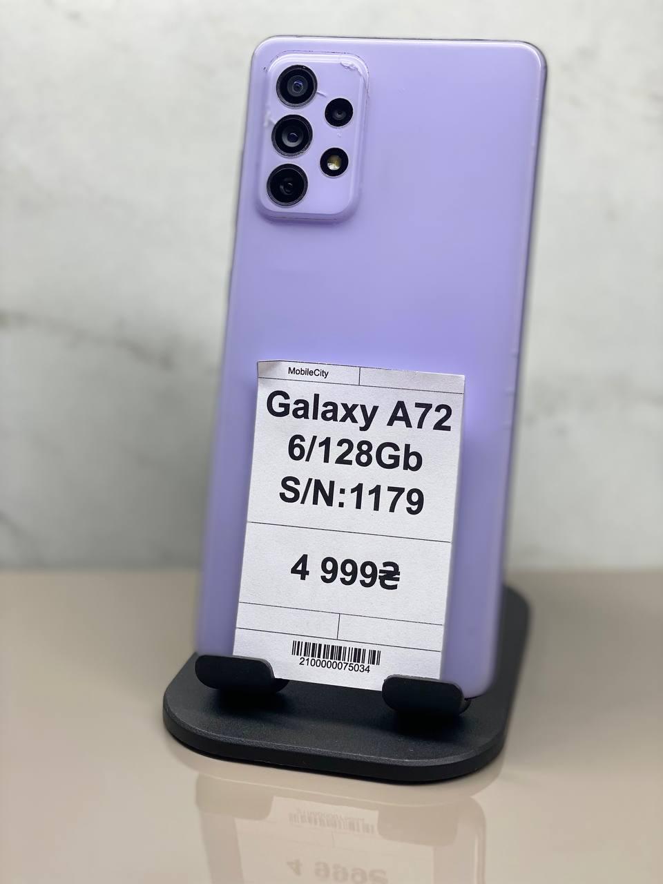 Б/в Samsung Galaxy A72 6/128Gb