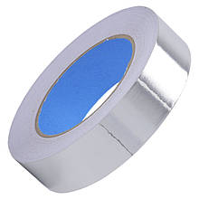 Термостійкий скотч алюмінієвий / 50 мкм / довжина 50 м / ширина 30 мм