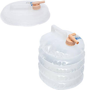 Каністра похідна для води складна ємність із краном 5л