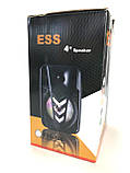 Портативна колонка ESS-105 (Bluetooth, 5 Вт, 20.5х14.5х11см, підсвітка, USB, SD, FM) Black, фото 5