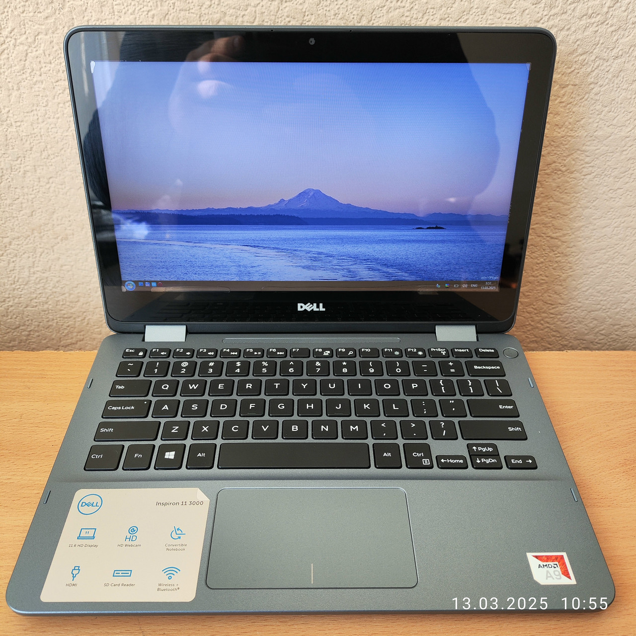 Ноутбук трансформер Dell Inspiron 11 3195 2-in-1 11.6” ТАЧ AMD A9-9420e/4 Gb DDR4/128 Gb eMMC/AMD Radeon R5 Graphics